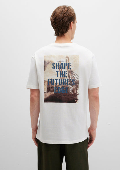 Printed Ecru T-Shirt