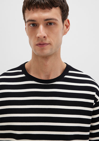 Striped Black T-Shirt