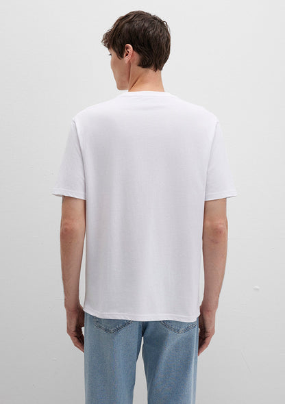 Mavi Cat Printed White T-Shirt