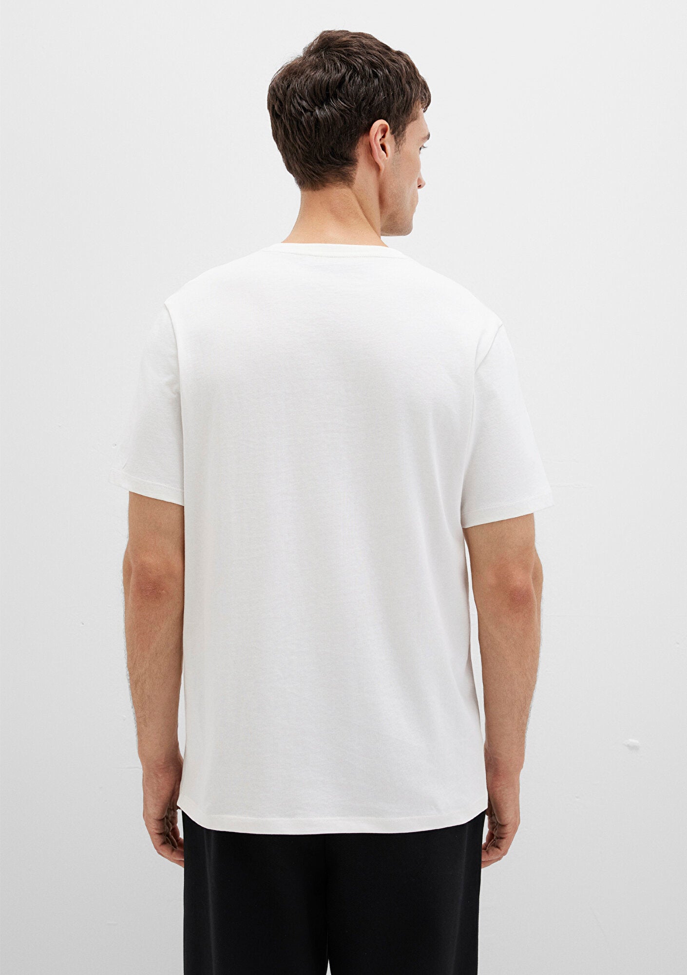 Mavi Black Printed Ecru T-Shirt