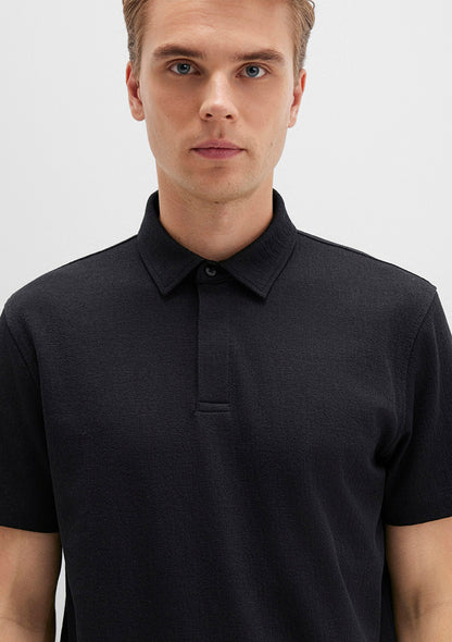 Black Polo T-Shirt