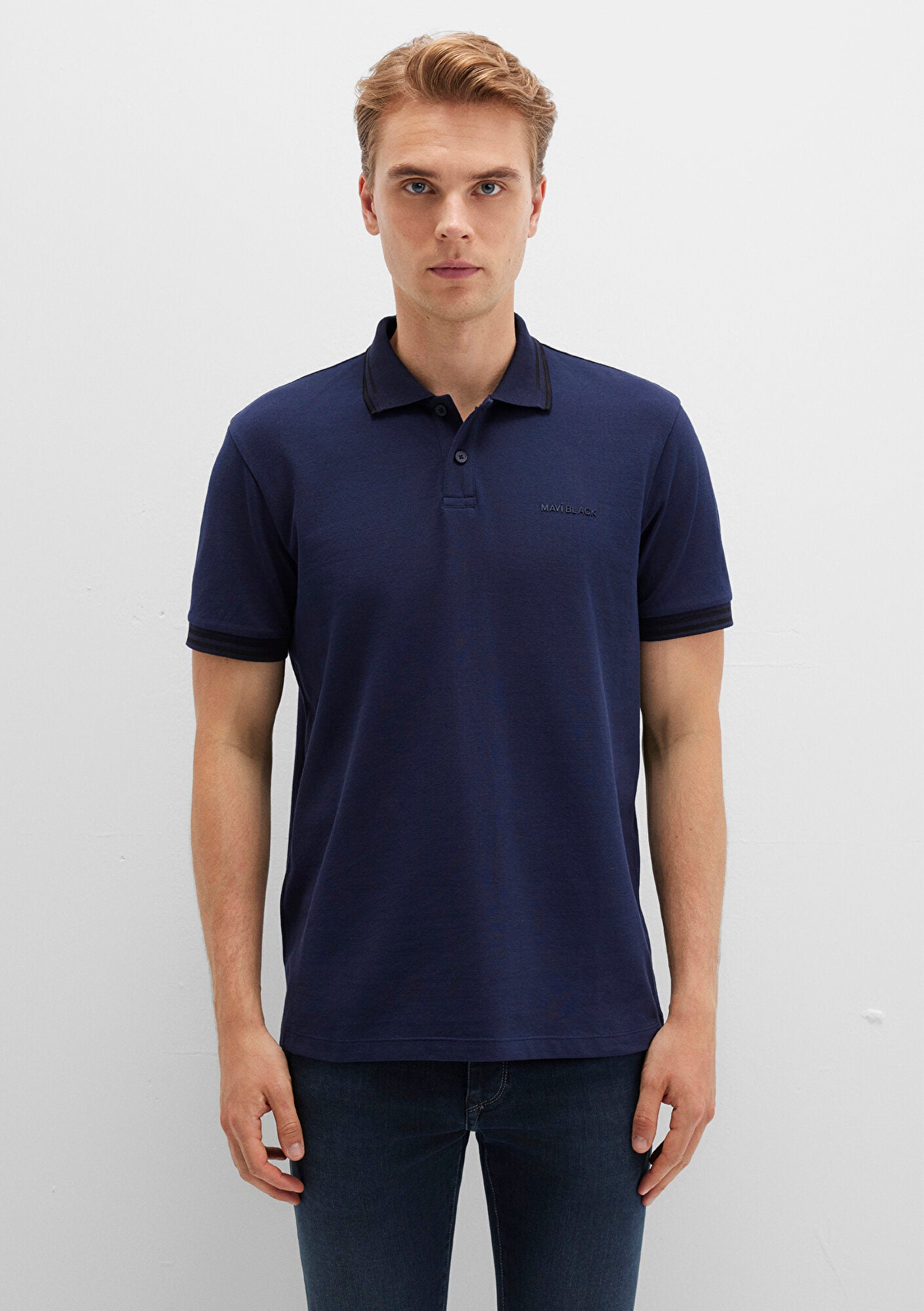 Navy Polo T-Shirt