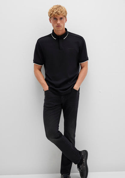 Black Polo T-Shirt