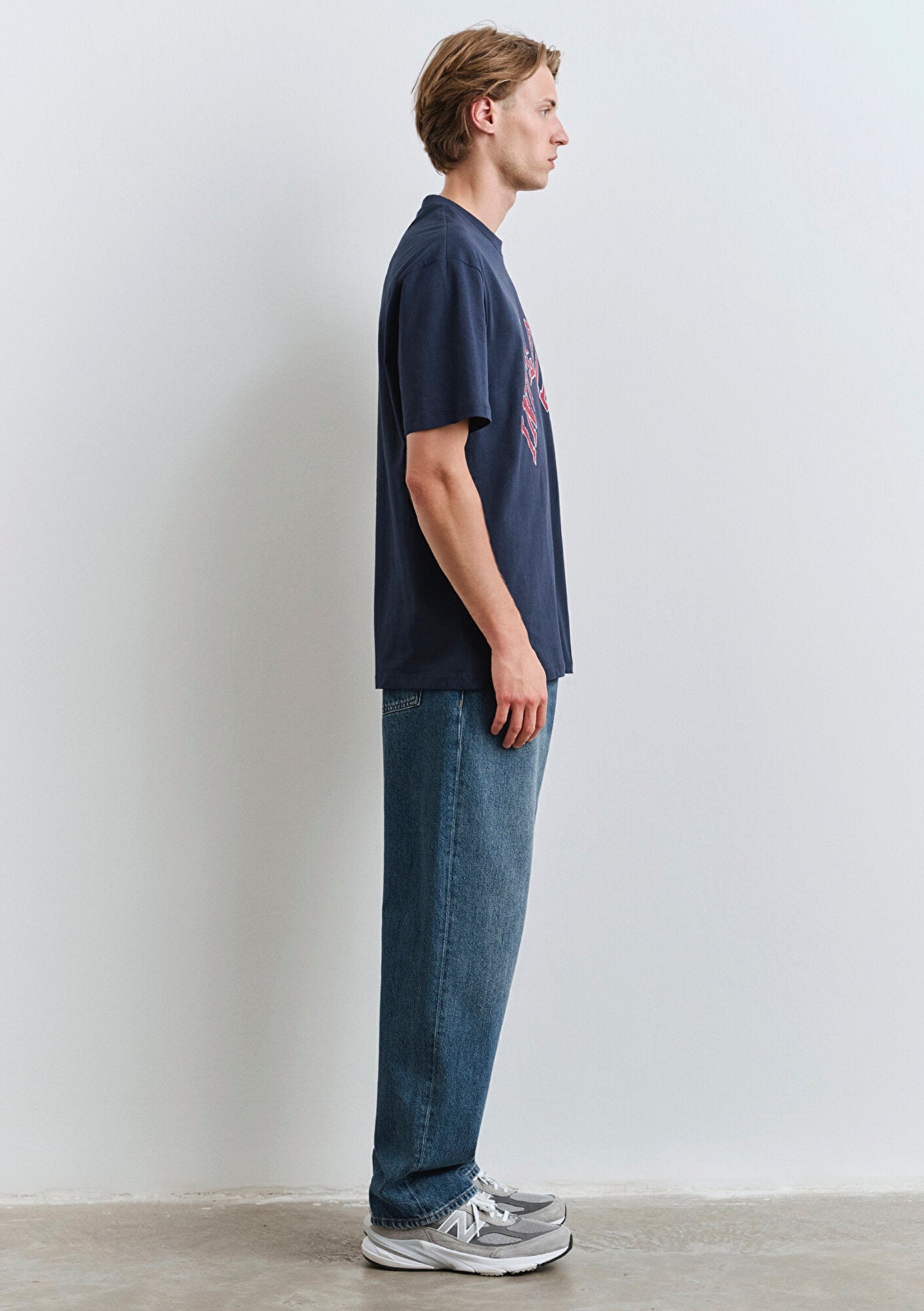 Printed Navy T-Shirt