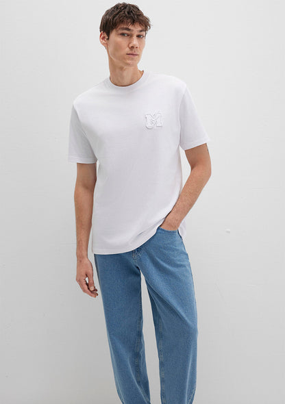 MJ Printed White T-Shirt