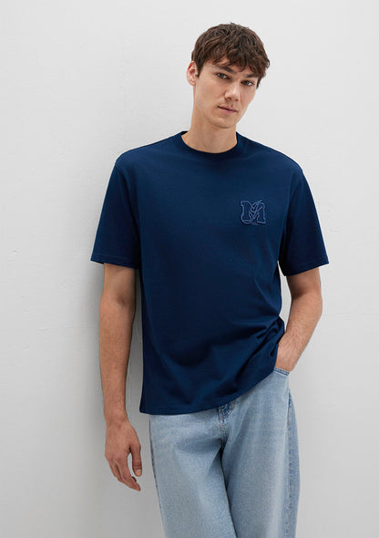MJ Printed Navy T-Shirt