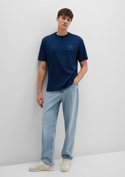 MJ Printed Navy T-Shirt