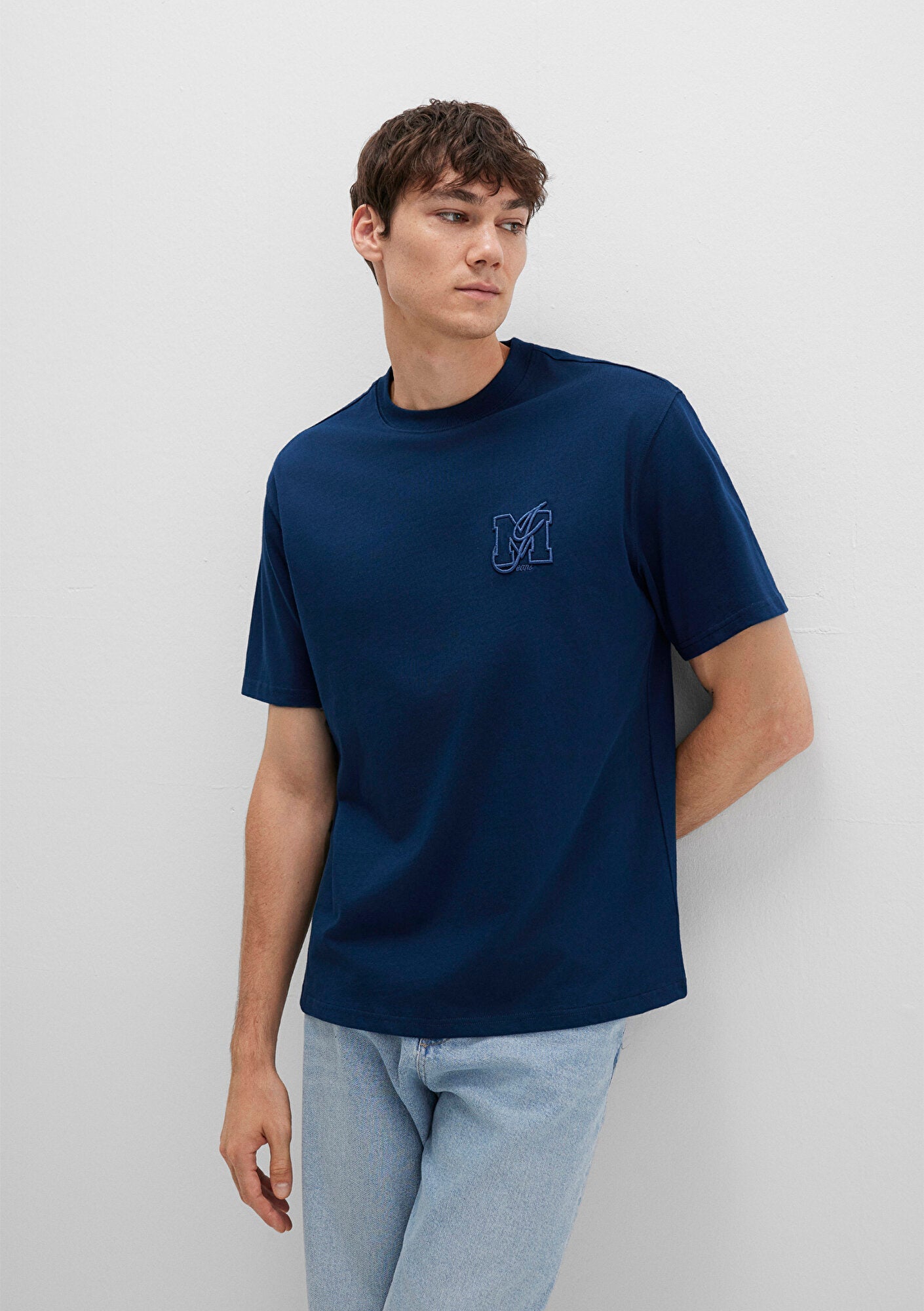 MJ Printed Navy T-Shirt