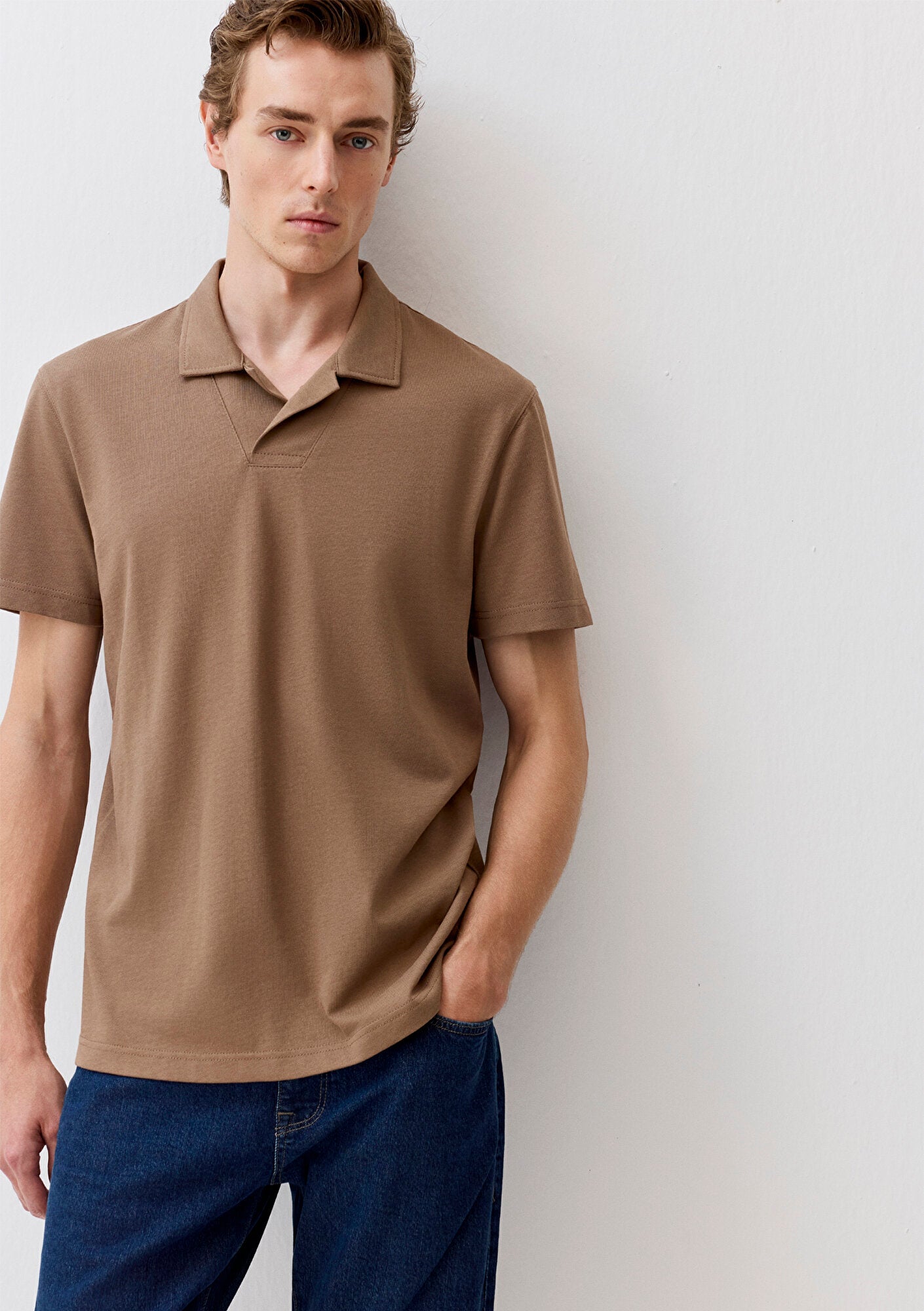 Brown Polo T-Shirt