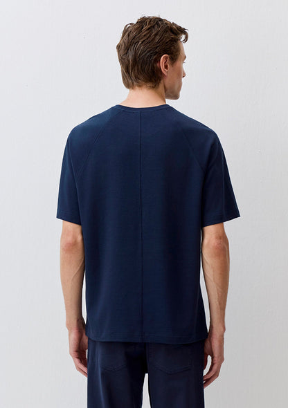 Crew Neck Navy Basic T-Shirt