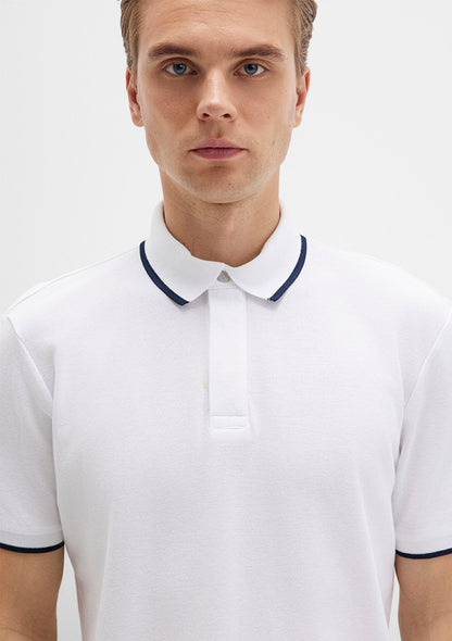 White Polo T-Shirt