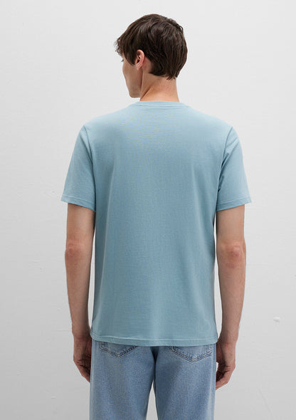 Mavi Logo Printed Blue T-Shirt