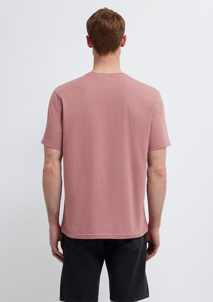 Mavi Logo Printed Pink T-Shirt