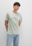 Mavi Logo Printed Green T-shirt