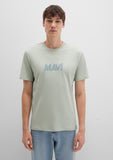 Mavi Logo Printed Green T-shirt
