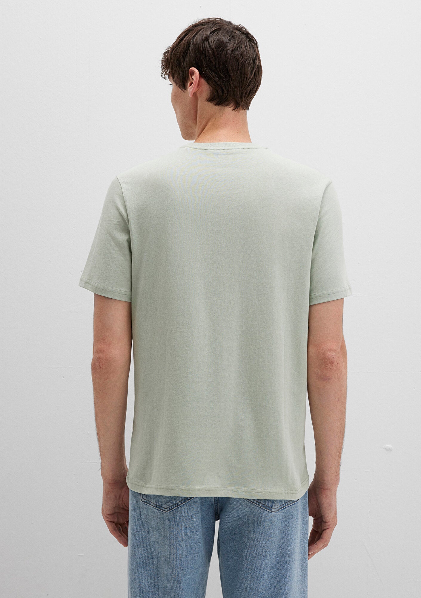 Mavi Logo Printed Green T-shirt