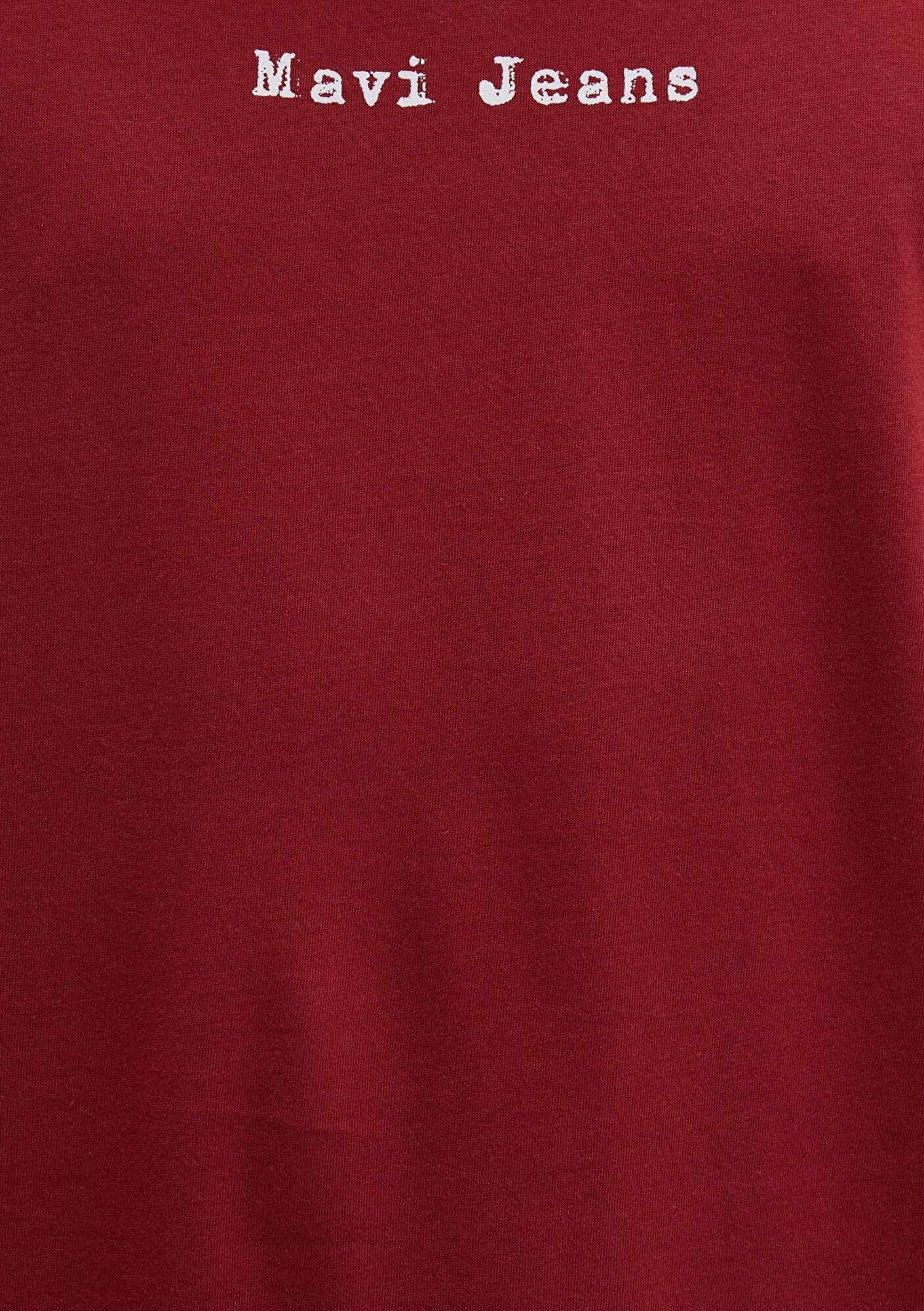 Mavi Jeans Printed Red T-Shirt