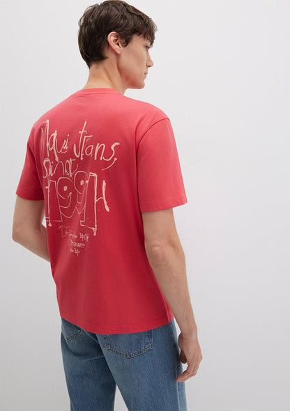 1991 Baskılı Printed Pink T-Shirt