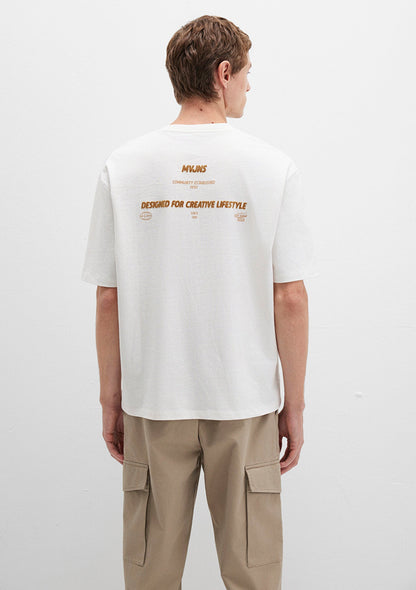 Printed White T-Shirt