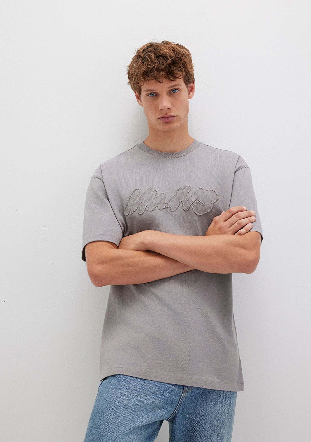 Printed Grey T-Shirt