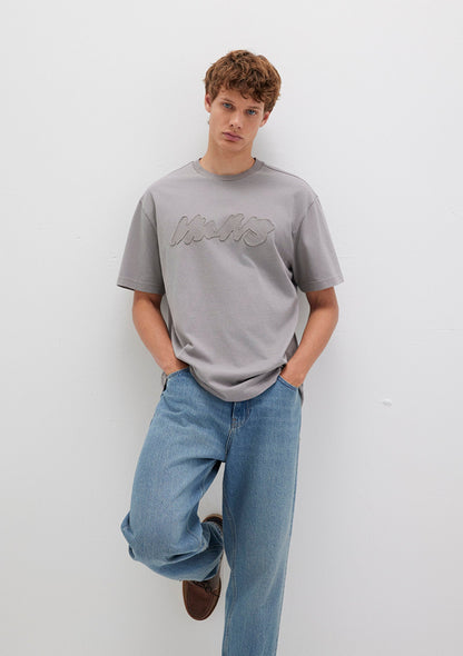 Printed Grey T-Shirt