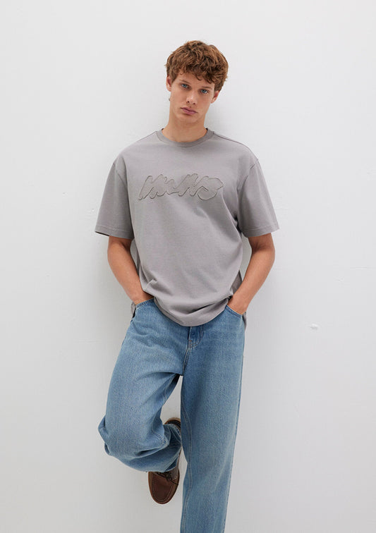 Printed Grey T-Shirt