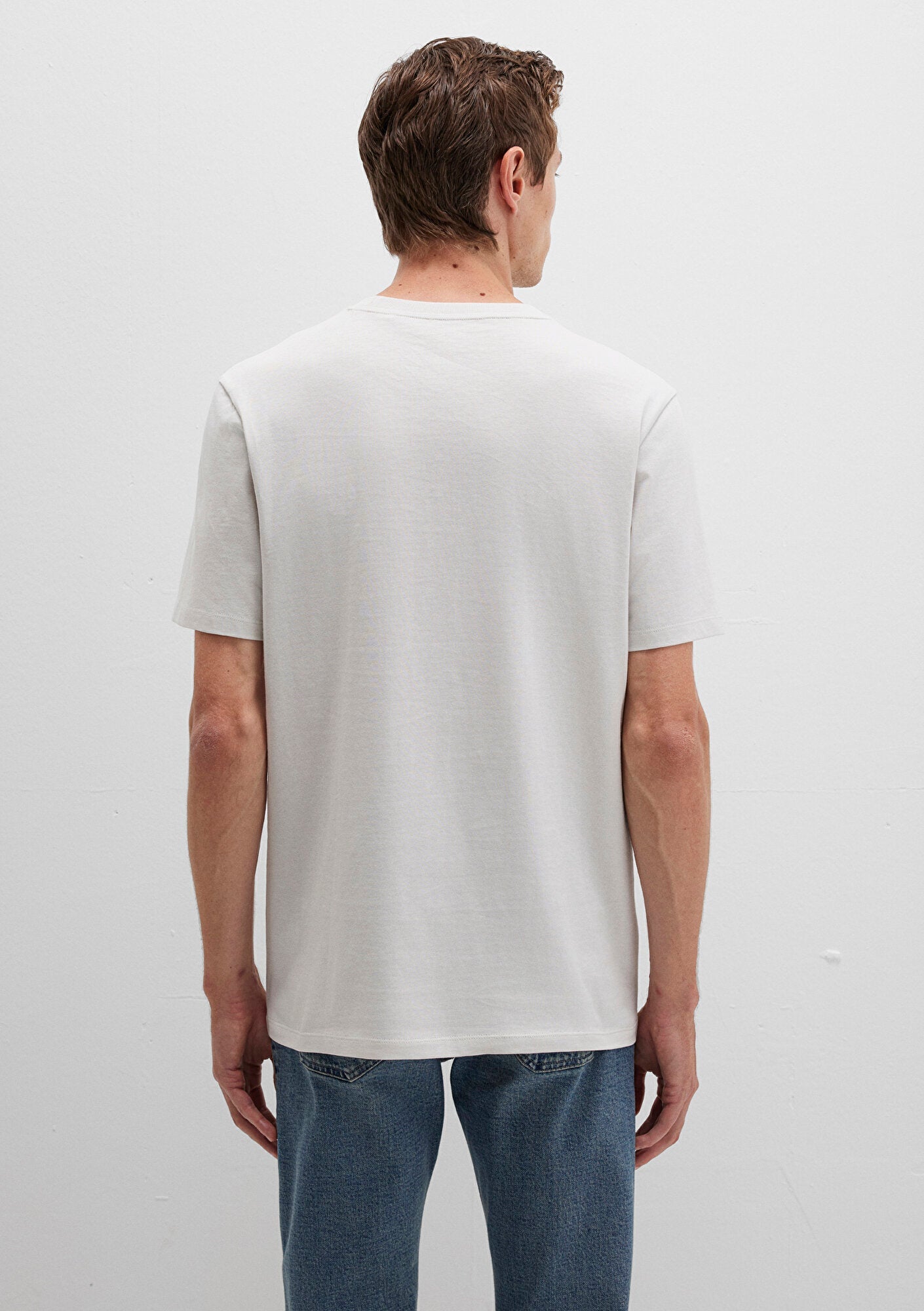 Mavi Logo Printed Grey T-Shirt