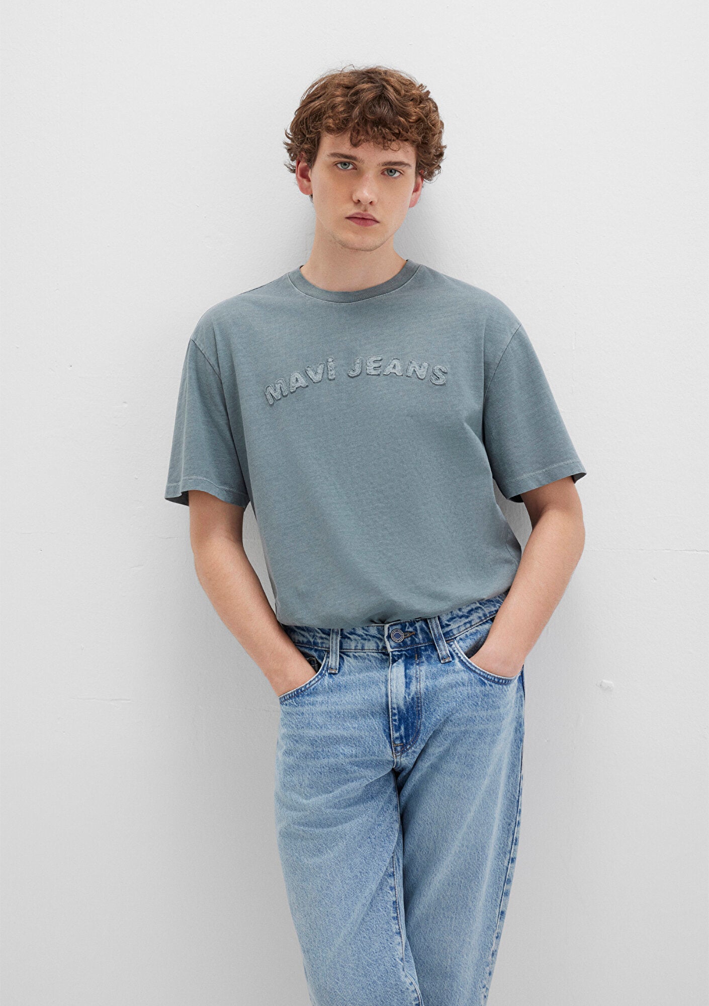 Mavi Jeans Printed Green T-Shirt