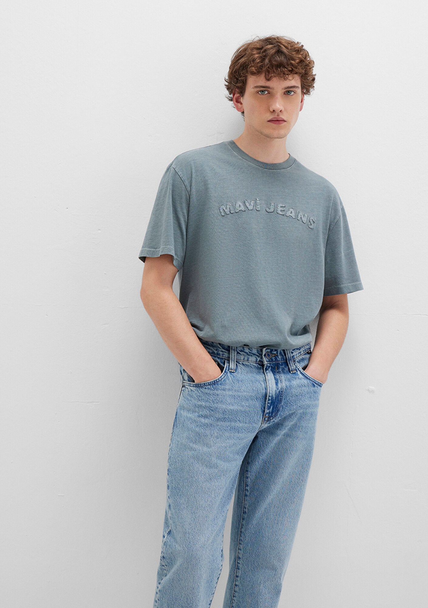 Mavi Jeans Printed Green T-Shirt