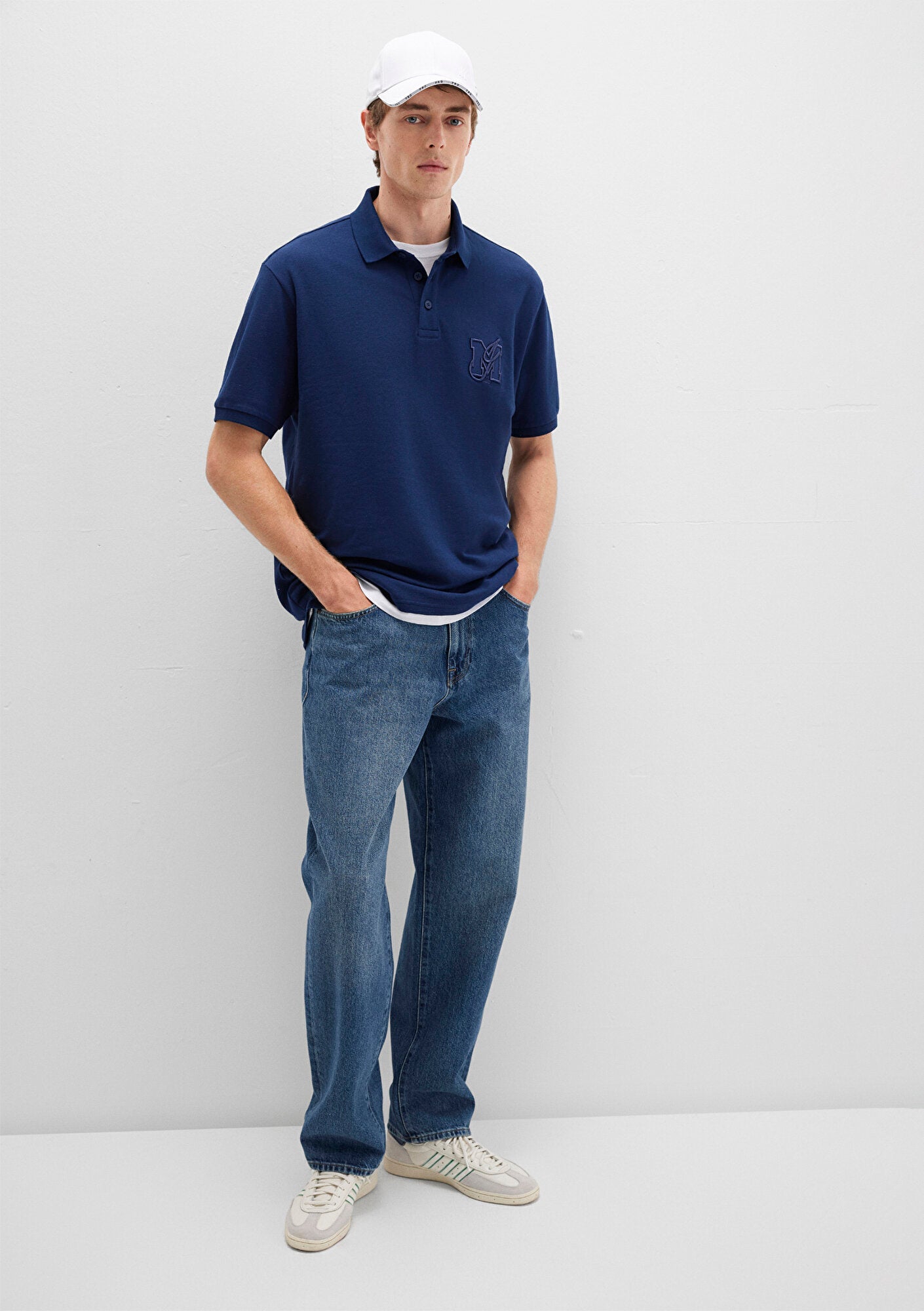 Navy Polo T-Shirt