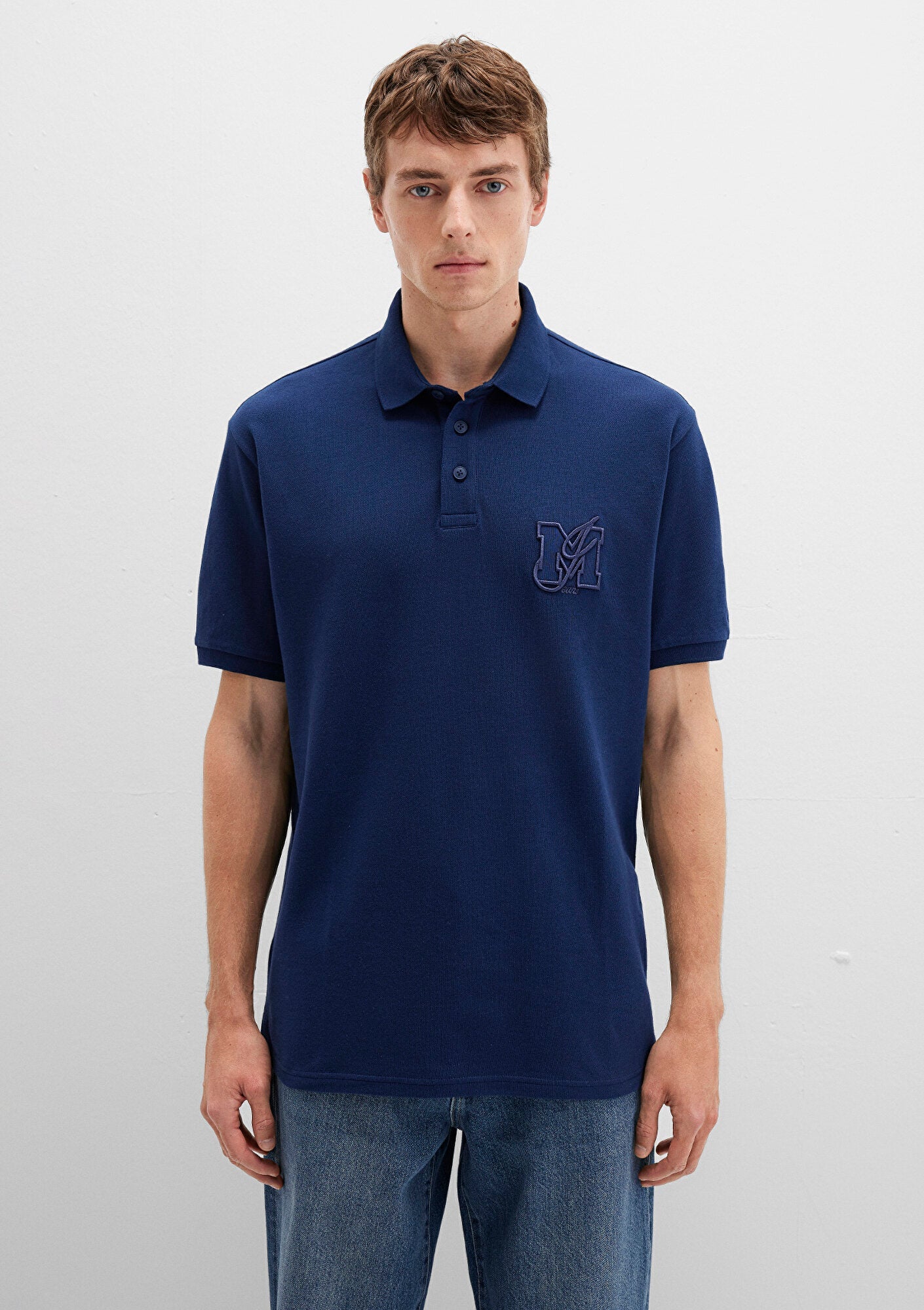 Navy Polo T-Shirt