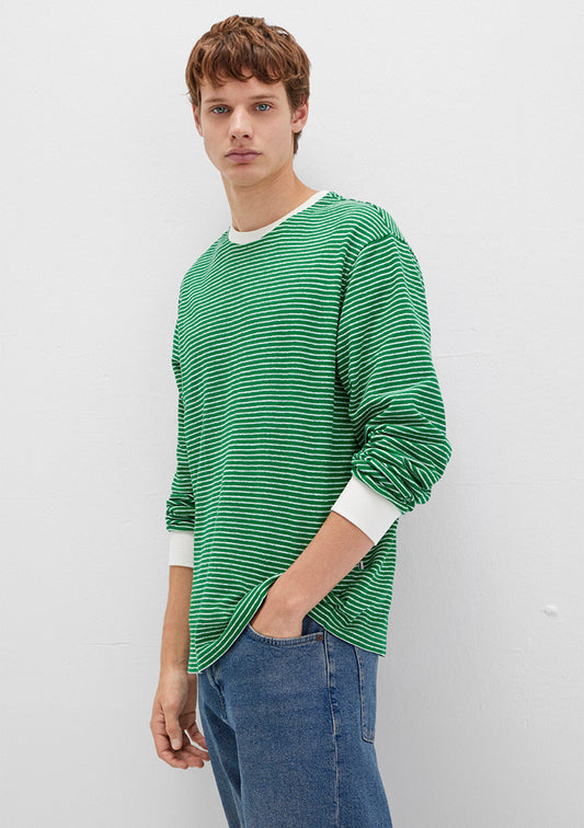 Striped Yeşil T-Shirt
