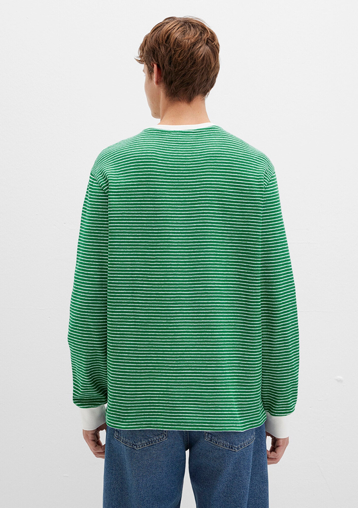 Striped Yeşil T-Shirt