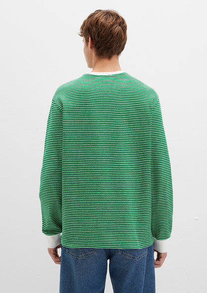 Striped Yeşil T-Shirt