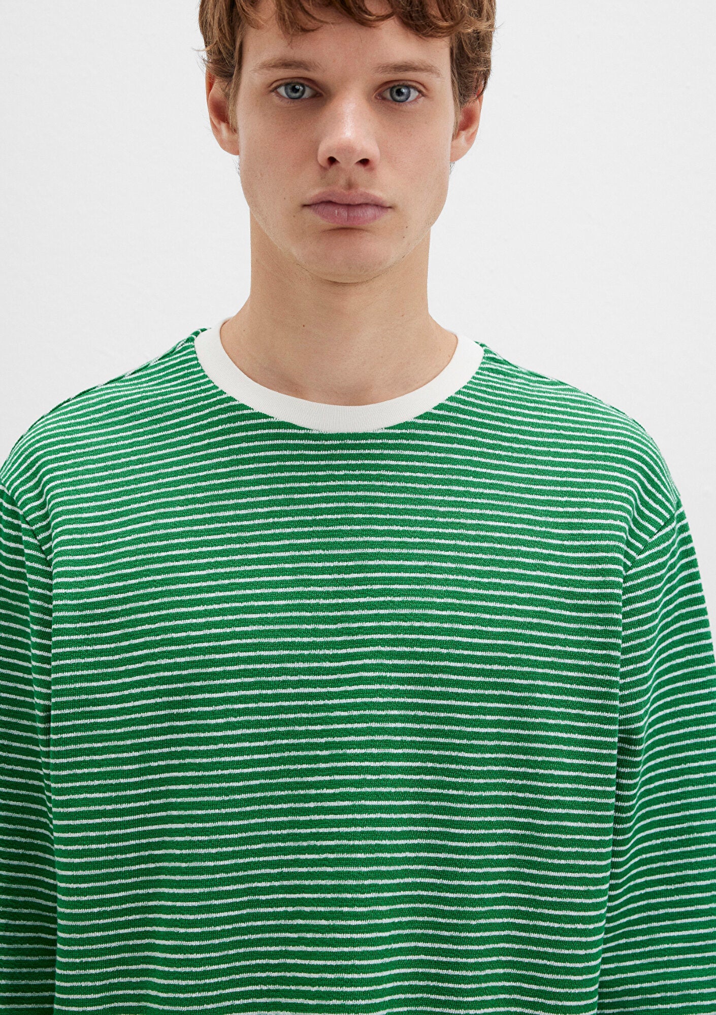 Striped Yeşil T-Shirt