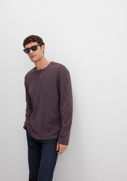 Striped Burgundy T-Shirt