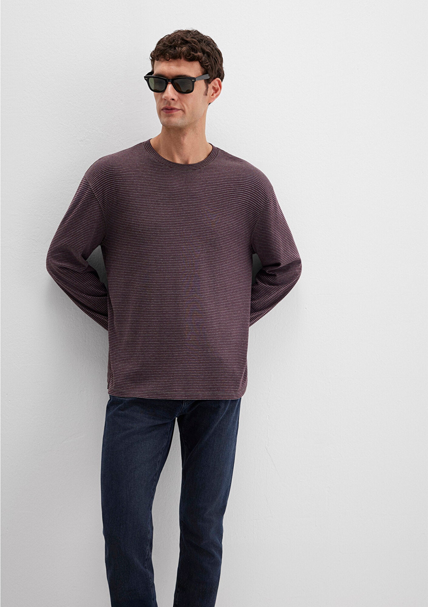 Striped Burgundy T-Shirt