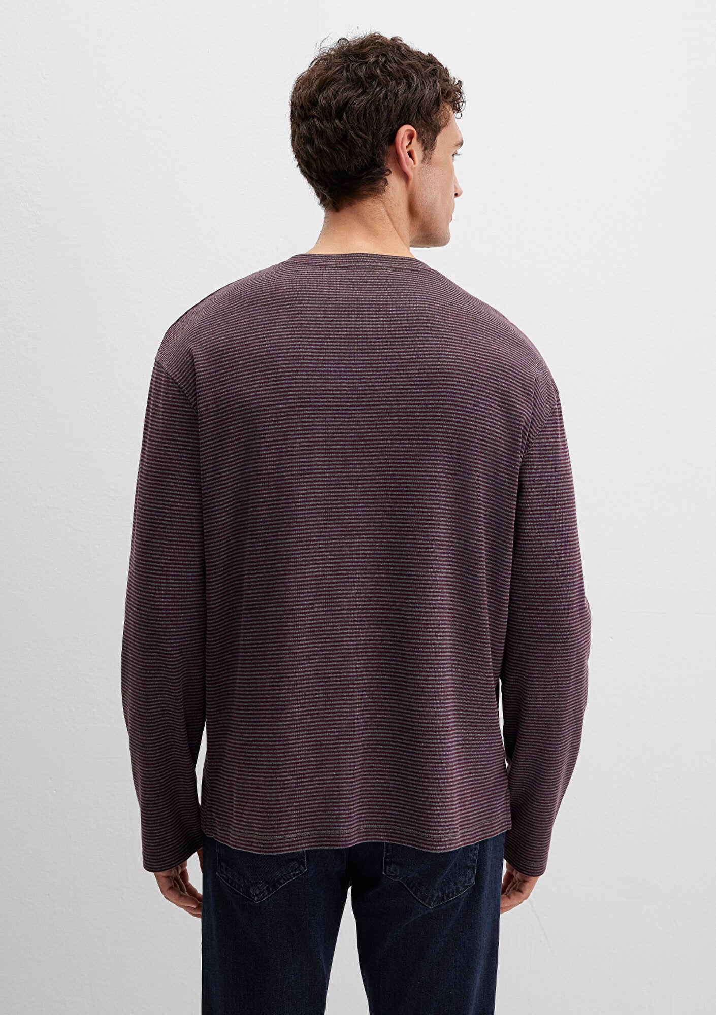 Striped Burgundy T-Shirt