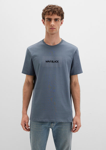 Mavi Black Printed Navy T-Shirt
