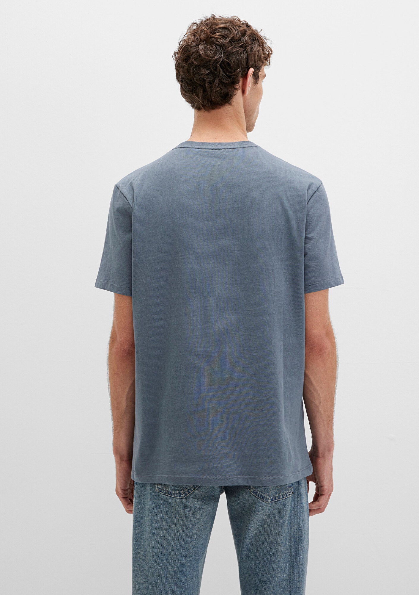 Mavi Black Printed Navy T-Shirt