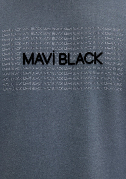 Mavi Black Printed Navy T-Shirt