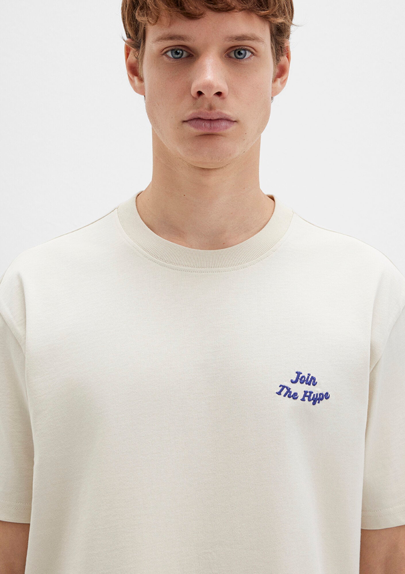 Printed Beige T-Shirt