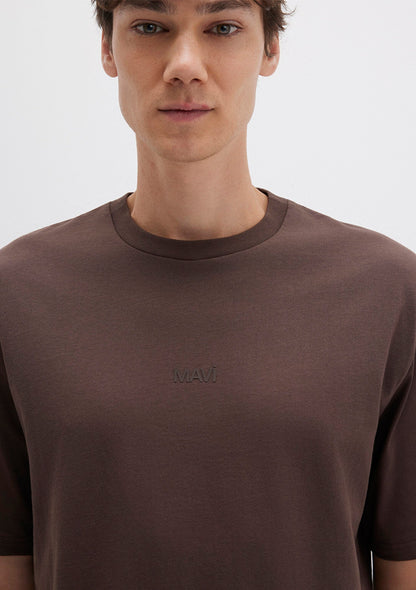 Mavi Printed Brown T-Shirt