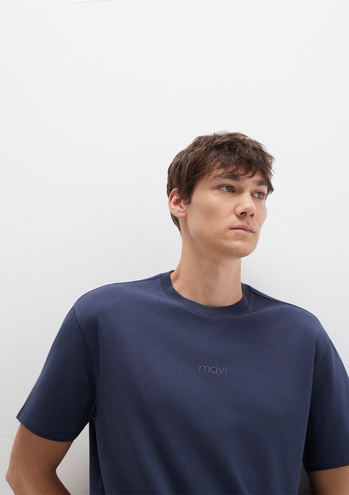 Mavi Printed Navy T-Shirt