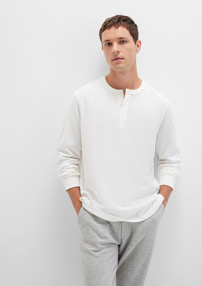 Ecru Long Sleeve T-Shirt