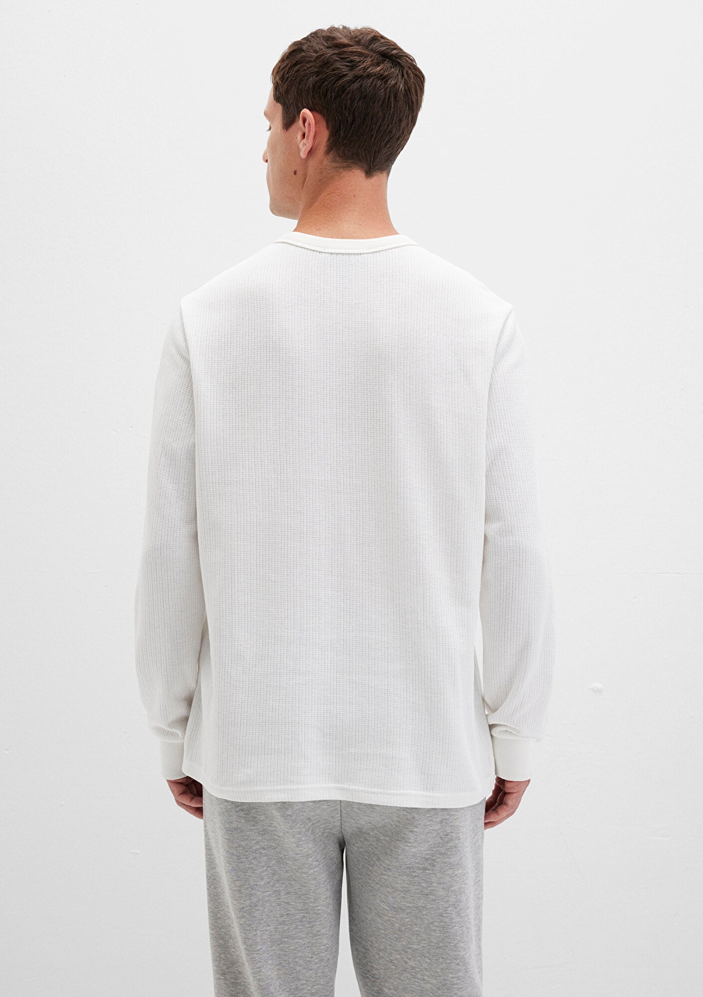 Ecru Long Sleeve T-Shirt