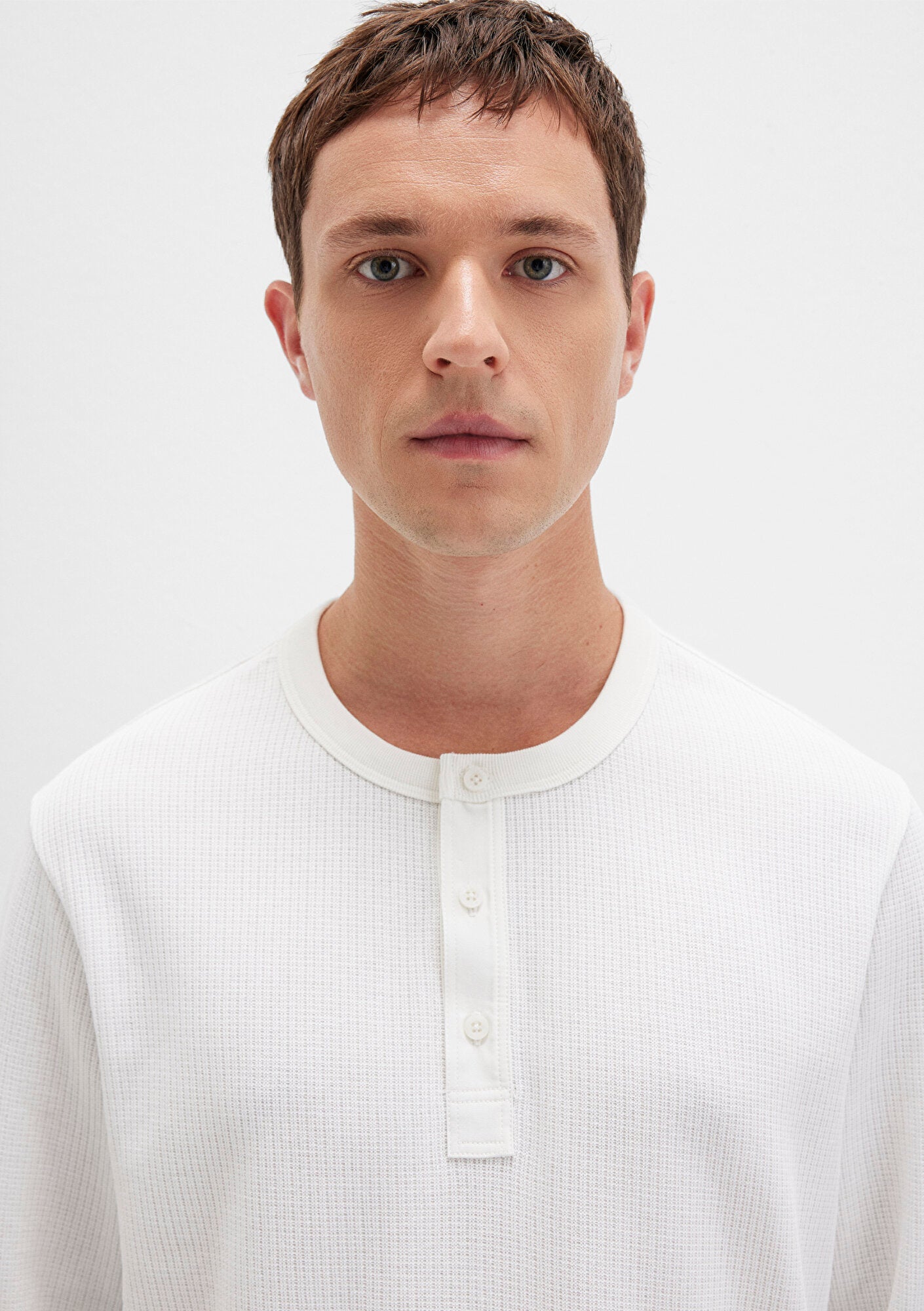 Ecru Long Sleeve T-Shirt