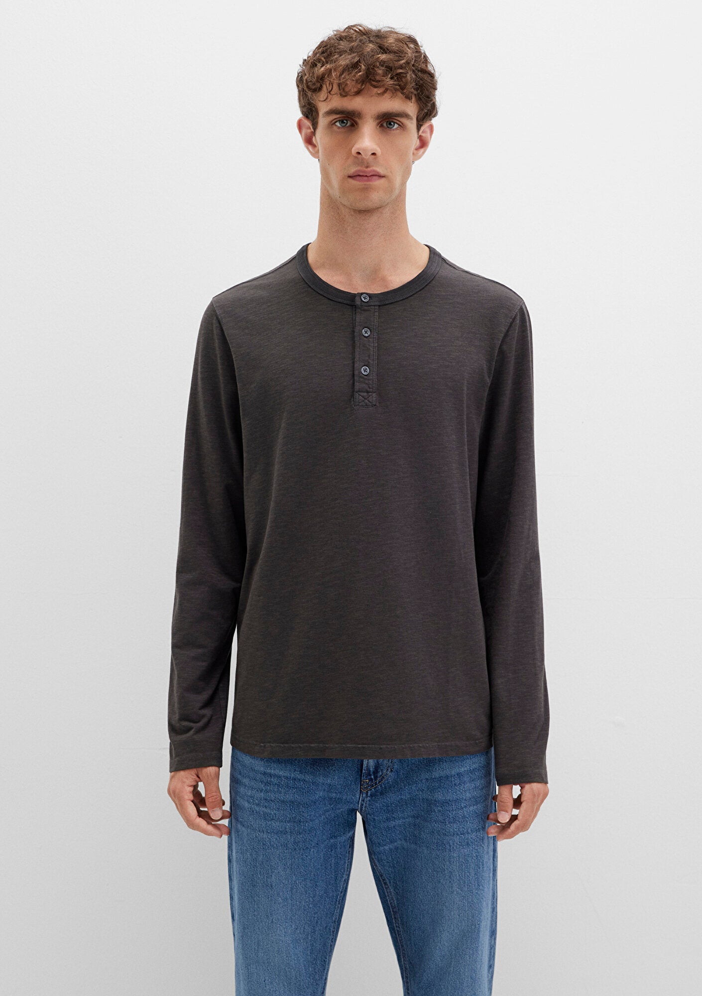 Long Sleeve Anthracite T-Shirt