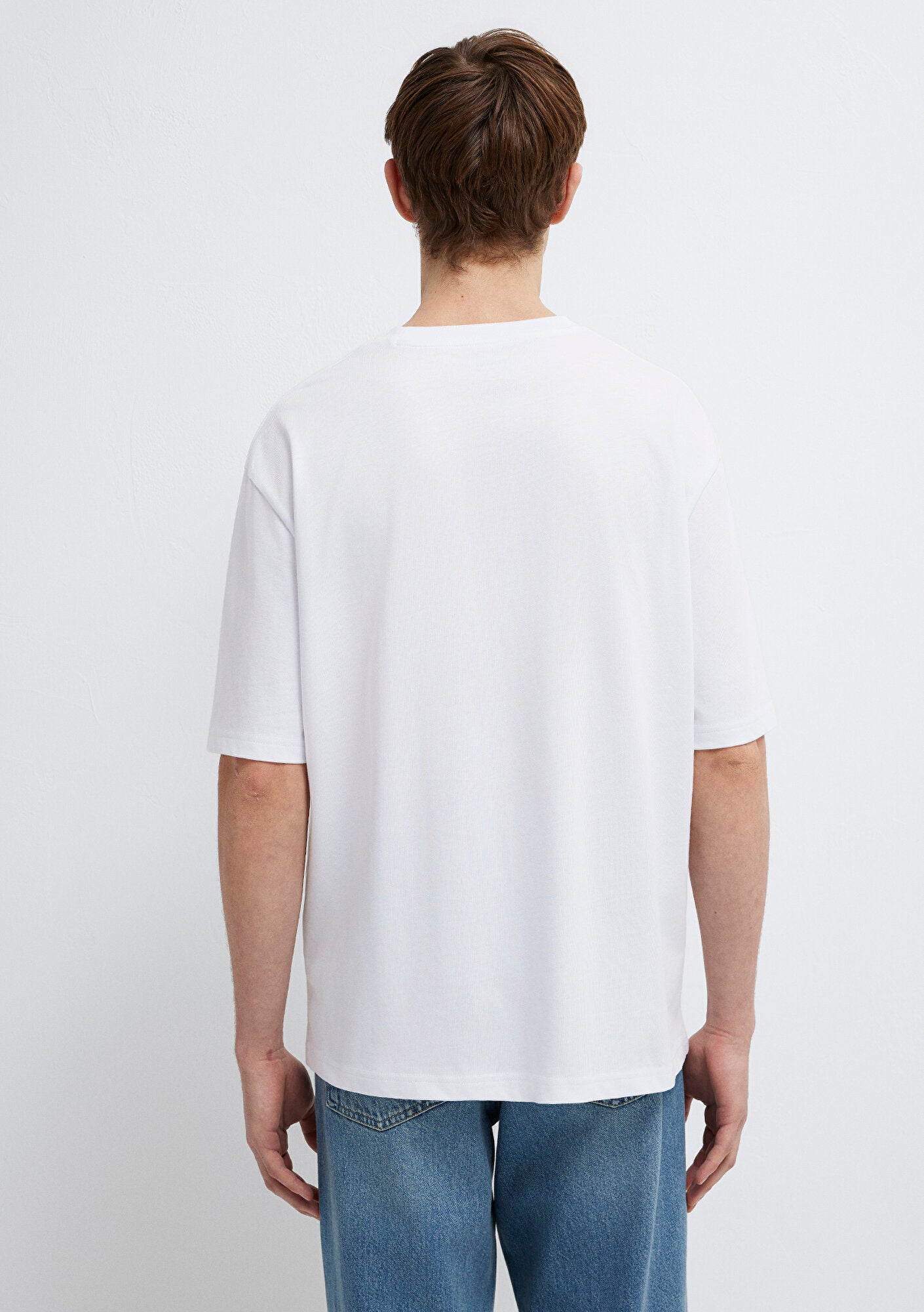 Mavi Embroidered White T-Shirt
