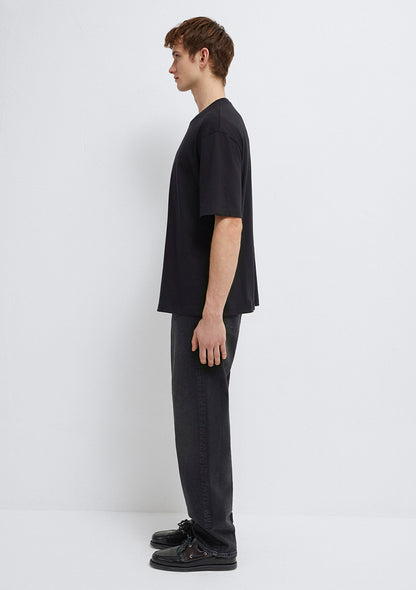 Mavi Embroidered Black T-Shirt